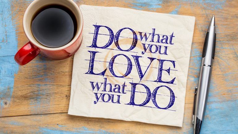 Love what you do graphic
